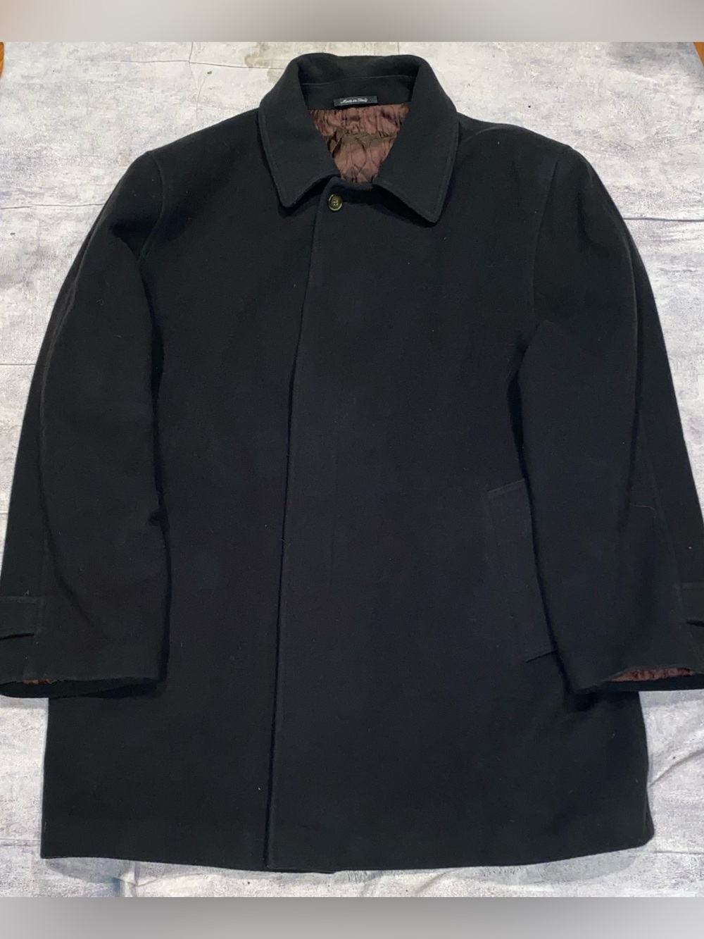 Valentino Garavani Cashmere Wool Blend Overcoat Top Coat Jacket 2XL XXL 48 Italy